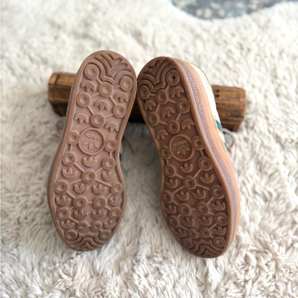 Adidas Gazelle Bold Platform Sneakers – Cream White / Collegiate Green – Size 7 - Picture 12 of 16